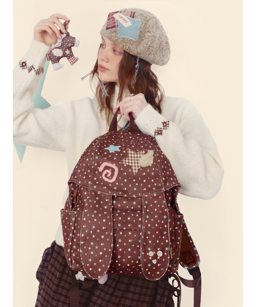 VANWALK（バンウォーク）の「Bunny Bunny Backpack [Brown]（バックパック/リュック・レディース・ブラウン・FREE）」の2枚目の写真