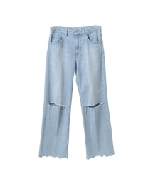 【CURRENTAGE/カレンテージ】Crushed Denim Pants