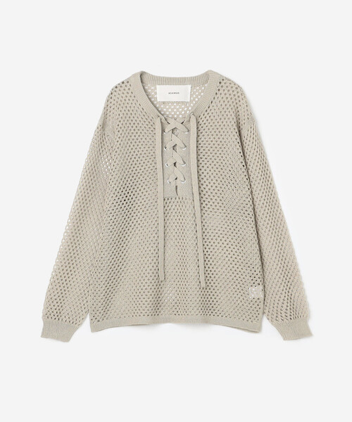ADAWAS ニット・セーター レディース ADAWAS | メッシュ レースアップトップス WOMEN（ニット/セーター