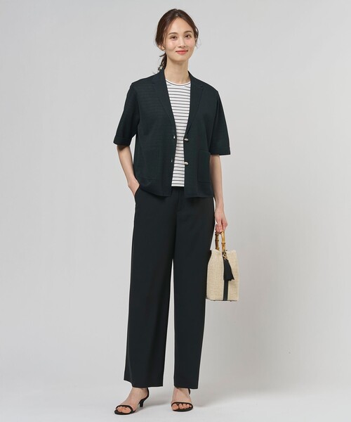 J.PRESS Ladies(J.プレス レディス)の「ロゴ Tシャツ(Tシャツ/カットソー・レディース・ライトグリーン系/ホワイト系/ブラック系1/ライトグレー系・SMALL)」の16枚目の写真