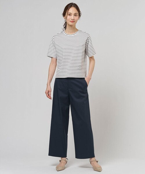 J.PRESS Ladies(J.プレス レディス)の「ロゴ Tシャツ(Tシャツ/カットソー・レディース・ライトグリーン系/ホワイト系/ブラック系1/ライトグレー系・SMALL)」の17枚目の写真