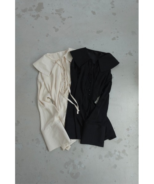 TRUNC(トランクエイティーエイト)の「Big Collar Skipper Blouse(シャツ/ブラウス・レディース・アイボリー・FREE)」の19枚目の写真