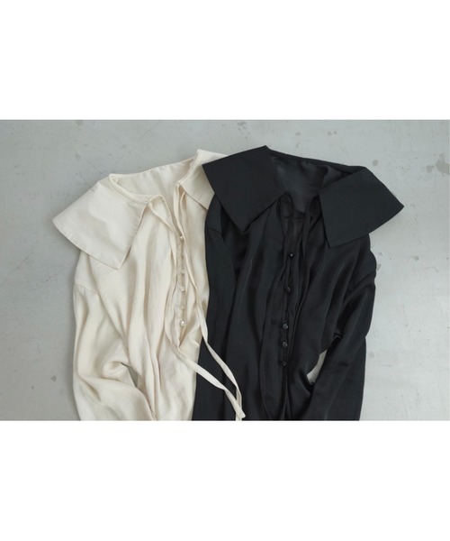 TRUNC(トランクエイティーエイト)の「Big Collar Skipper Blouse(シャツ/ブラウス・レディース・アイボリー・FREE)」の20枚目の写真
