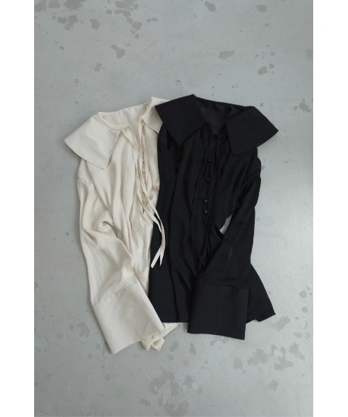 TRUNC(トランクエイティーエイト)の「Big Collar Skipper Blouse(シャツ/ブラウス・レディース・アイボリー・FREE)」の21枚目の写真