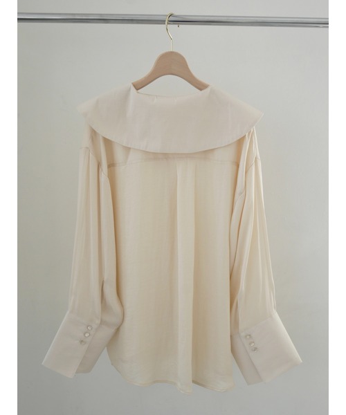 TRUNC(トランクエイティーエイト)の「Big Collar Skipper Blouse(シャツ/ブラウス・レディース・アイボリー・FREE)」の14枚目の写真