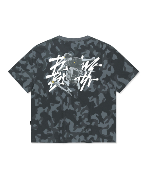 BROWNBREATH(ブラウンブレス)の「BREAK CAMO TEE - GREY(Tシャツ/カットソー・レディース・その他・SMALL/MEDIUM/LARGE/X-LARGE)」の1枚目の写真