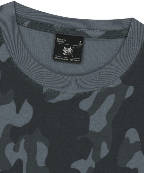 BROWNBREATH(ブラウンブレス)の「BREAK CAMO TEE - GREY(Tシャツ/カットソー・レディース・その他・SMALL/MEDIUM/LARGE/X-LARGE)」の4枚目の写真