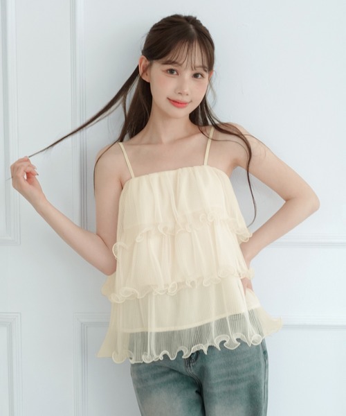 Shifon Weaved Tiered Dress — 2026 SS Collection — шифоновое многоярусное платье