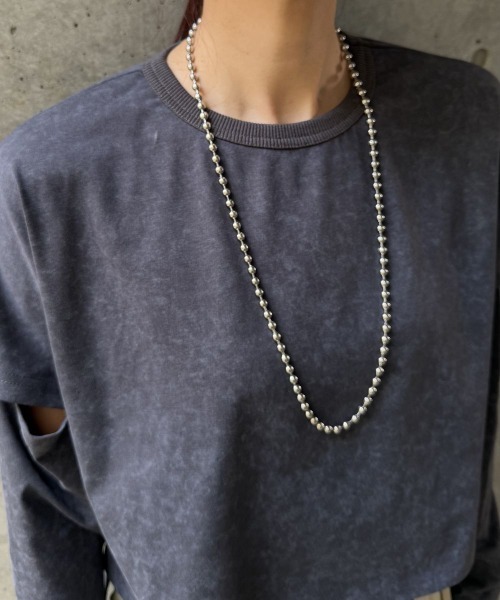 CIEL'AIR（シエルエアー）の「SPLIT COLOR FADE T-SHIRT（ｾﾊﾟﾚｰﾄｶﾗｰﾌｪｰﾄﾞTｼｬﾂ）（Tシャツ/カットソー・レディース・ブラック/グレー・FREE）」の9枚目の写真