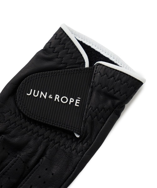JUN&ROPE'(ジュンアンドロペ)の「【ForesaLinkコラボ】ロゴ入り本革グローブ(片手)/ユニセックス(手袋・メンズ・ブラック/ホワイト・18/19/20/21/25/24/23/22)」の5枚目の写真