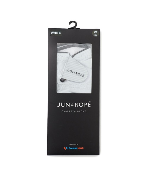 JUN&ROPE'(ジュンアンドロペ)の「【ForesaLinkコラボ】ロゴ入り本革グローブ(片手)/ユニセックス(手袋・メンズ・ブラック/ホワイト・18/19/20/21/25/24/23/22)」の15枚目の写真