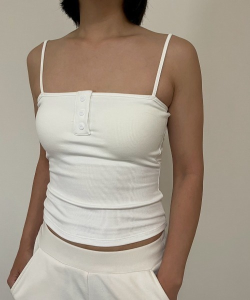 AMAIL（アマイル）の「Camisole Top（キャミソール・レディース・ブラック/ホワイト・FREE）」の7枚目の写真
