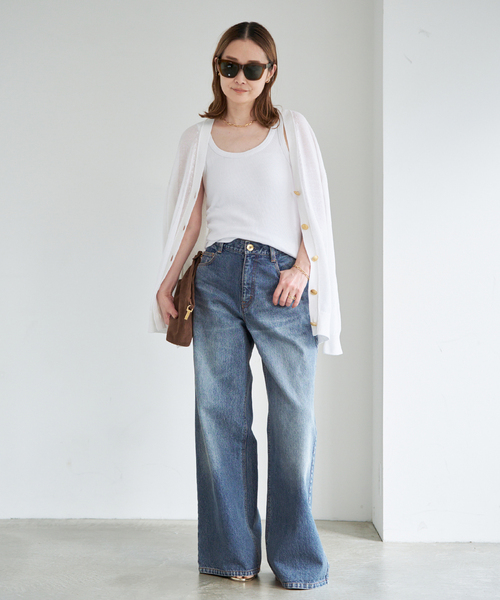 Deuxieme Classe(ドゥーズィエムクラス)の「*追加 Loose Jeans(デニムパンツ・レディース・ライトブルー・38)」の4枚目の写真