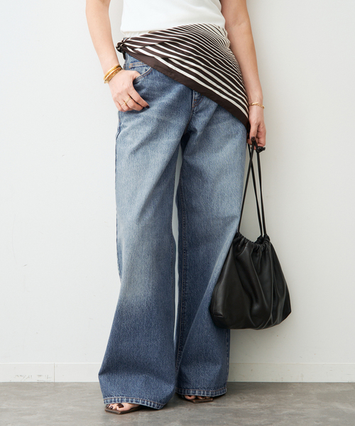 Deuxieme Classe(ドゥーズィエムクラス)の「*追加 Loose Jeans(デニムパンツ・レディース・ライトブルー・38)」の6枚目の写真