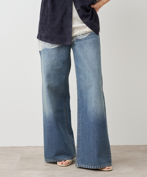 Deuxieme Classe(ドゥーズィエムクラス)の「*追加 Loose Jeans(デニムパンツ・レディース・ライトブルー・38)」の14枚目の写真
