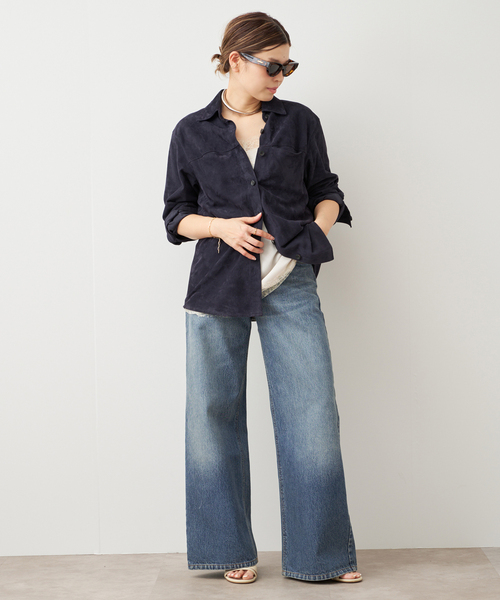 Deuxieme Classe(ドゥーズィエムクラス)の「*追加 Loose Jeans(デニムパンツ・レディース・ライトブルー・38)」の17枚目の写真