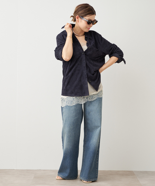 Deuxieme Classe(ドゥーズィエムクラス)の「*追加 Loose Jeans(デニムパンツ・レディース・ライトブルー・38)」の18枚目の写真