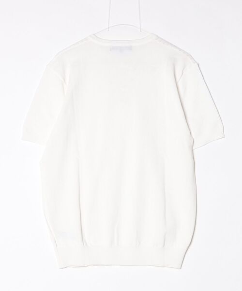 Beno(ビーノ)の「レースアップニットTEE(Tシャツ/カットソー・メンズ・ホワイト/ブラック/グレー・MEDIUM/X-LARGE/LARGE)」の10枚目の写真