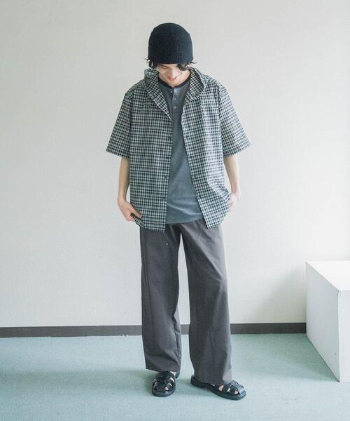 SENSE OF PLACE by URBAN RESEARCH(センスオブプレイスバイアーバンリサーチ)の「ペインターワイドスラックス(その他パンツ・メンズ・チャコールグレー/ブラウン・MEDIUM/LARGE)」の10枚目の写真