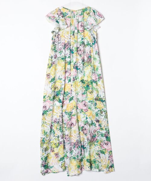 DOUBLE STANDARD CLOTHING(ダブルスタンダードクロージング)の「フラワープリントフリルスリーブワンピース(ワンピース・レディース・マルチ・36/38)」の2枚目の写真