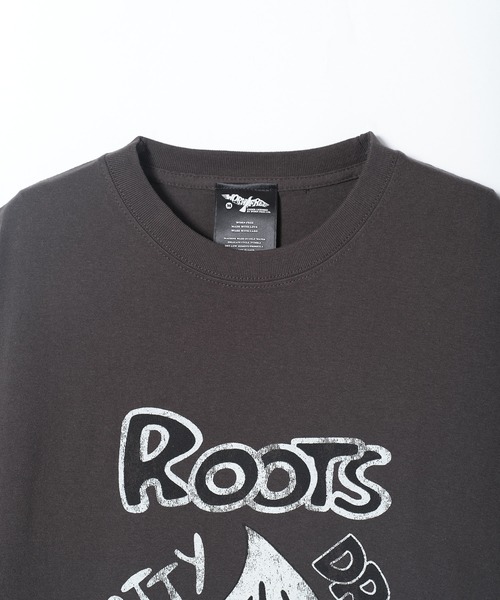 WORN FREE(ウォーンフリー)の「【 WORN FREE / ウォーンフリー 】NATTY DERAD ROOTS S/S TEE(Tシャツ/カットソー・メンズ・チャコールグレー・XL/L/M/S)」の6枚目の写真