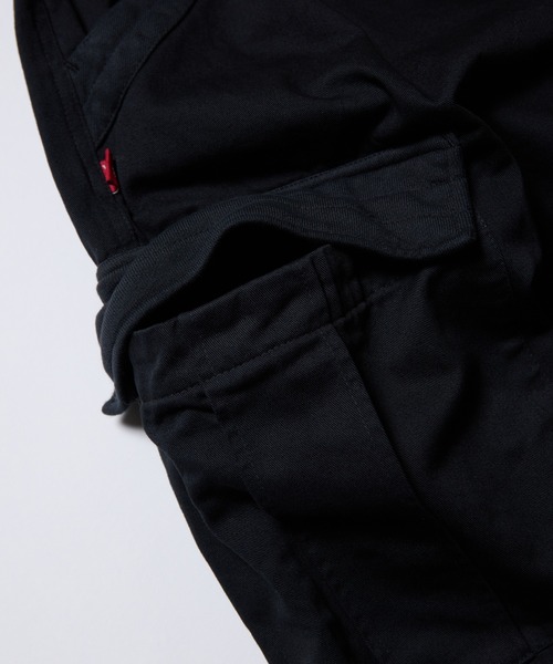 VIRGOwearworks(ヴァルゴウェアワークス)の「PATINA WIDE CARGO PANTS(カーゴパンツ・メンズ・カーキ/ブラック・4/3/2)」の5枚目の写真