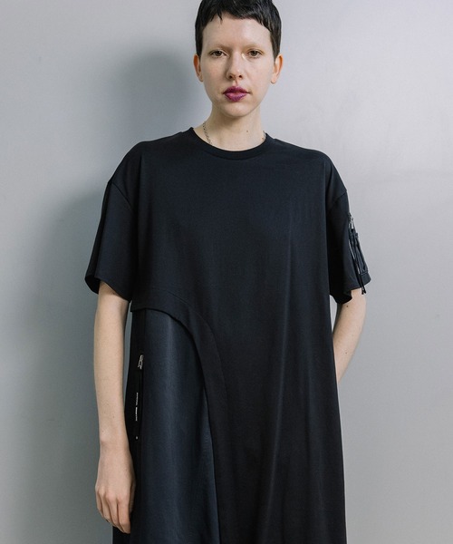 MARECHAL TERRE(マルシャルテル)の「ミリタリーコンビネーションドレス(ワンピース・レディース・カーキ/チャコールグレー/ネイビー/ブラック・MEDIUM)」の12枚目の写真