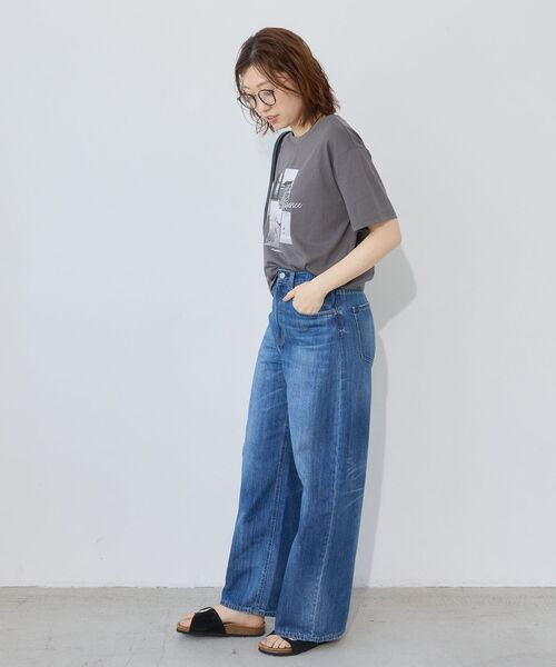 le.coeur blanc（ルクールブラン）の「コラージュフォトTEE（Tシャツ/カットソー・レディース・オフホワイト/チャコールグレー・38）」の12枚目の写真