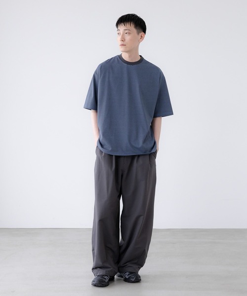 LOWRYS FARM（ローリーズファーム）の「【LFM(U)】ミジンボーダーＴＥＥ　1023540（Tシャツ/カットソー・メンズ・ブラック/グレー/ブルー・MEDIUM/LARGE）」の20枚目の写真