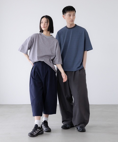 LOWRYS FARM（ローリーズファーム）の「【LFM(U)】ミジンボーダーＴＥＥ　1023540（Tシャツ/カットソー・メンズ・ブラック/グレー/ブルー・MEDIUM/LARGE）」の12枚目の写真