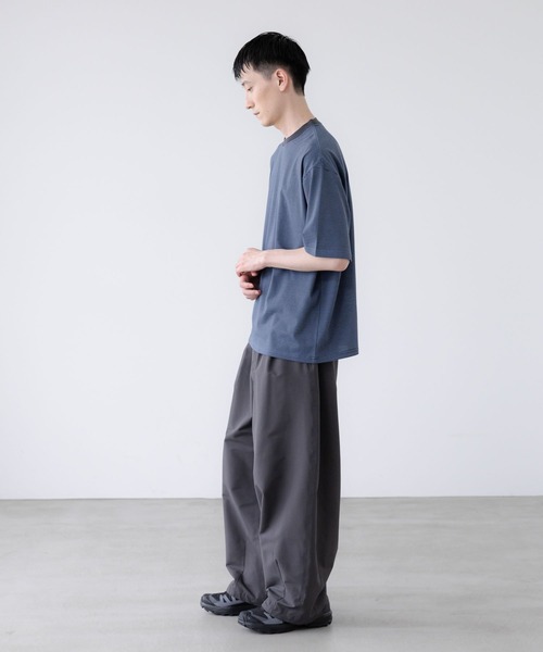 LOWRYS FARM（ローリーズファーム）の「【LFM(U)】ミジンボーダーＴＥＥ　1023540（Tシャツ/カットソー・メンズ・ブラック/グレー/ブルー・MEDIUM/LARGE）」の21枚目の写真