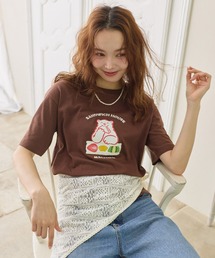 【サンドイッチハウスメルヘン】サガラ刺繍メルるん♪半袖Tシャツ