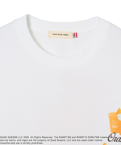 GOOD ROCK SPEED(グッドロックスピード)の「GOOD ROCK SPEED/RANDYS DONUTS TSHIRT(Tシャツ/カットソー・レディース・ホワイト・ONE SIZE)」の8枚目の写真