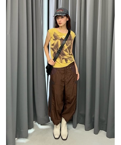 SLY(スライ)の「BIG STUDS CAP ビッグスタッズキャップ(キャップ・レディース・ライトブラック/マルチ・FREE)」の20枚目の写真