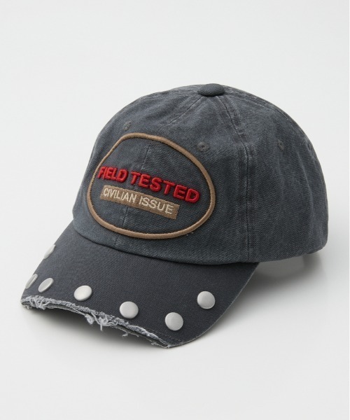 SLY(スライ)の「BIG STUDS CAP ビッグスタッズキャップ(キャップ・レディース・ライトブラック/マルチ・FREE)」の19枚目の写真