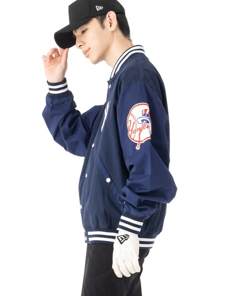 NEW ERA(ニューエラ)の「ニューエラゴルフ バーシティジャケット ストレッチコットン NY(その他アウター・メンズ・ネイビー・XXL/XL/L/M/S)」の14枚目の写真
