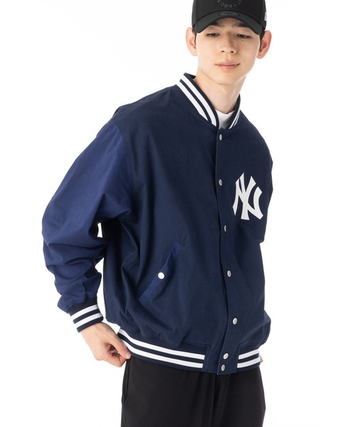 NEW ERA(ニューエラ)の「ニューエラゴルフ バーシティジャケット ストレッチコットン NY(その他アウター・メンズ・ネイビー・XXL/XL/L/M/S)」の13枚目の写真