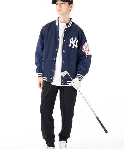 NEW ERA(ニューエラ)の「ニューエラゴルフ バーシティジャケット ストレッチコットン NY(その他アウター・メンズ・ネイビー・XXL/XL/L/M/S)」の18枚目の写真