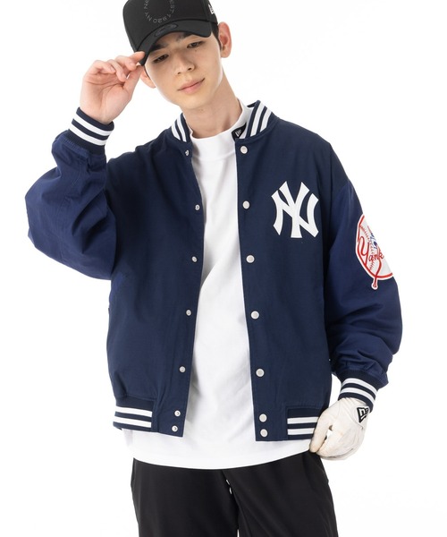 NEW ERA(ニューエラ)の「ニューエラゴルフ バーシティジャケット ストレッチコットン NY(その他アウター・メンズ・ネイビー・XXL/XL/L/M/S)」の12枚目の写真
