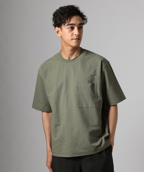 BAYFLOW(ベイフロー)の「【接触冷感】SORONA TEE(Tシャツ/カットソー・メンズ・カーキ/チャコール/ライトグレー・MEDIUM/LARGE)」の1枚目の写真