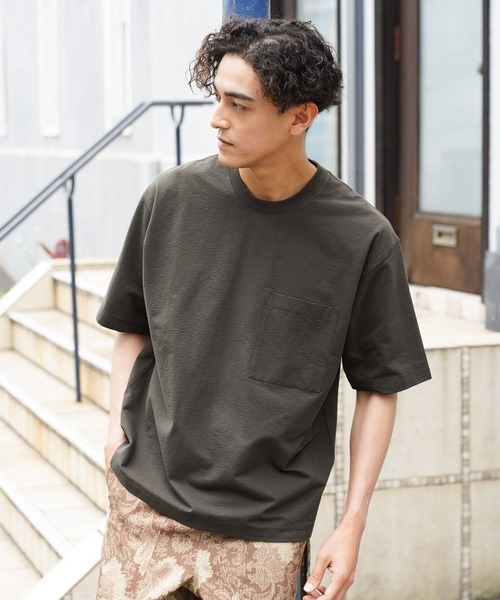 BAYFLOW(ベイフロー)の「【接触冷感】SORONA TEE(Tシャツ/カットソー・メンズ・カーキ/チャコール/ライトグレー・MEDIUM/LARGE)」の3枚目の写真
