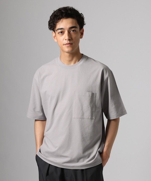 BAYFLOW(ベイフロー)の「【接触冷感】SORONA TEE(Tシャツ/カットソー・メンズ・カーキ/チャコール/ライトグレー・MEDIUM/LARGE)」の2枚目の写真