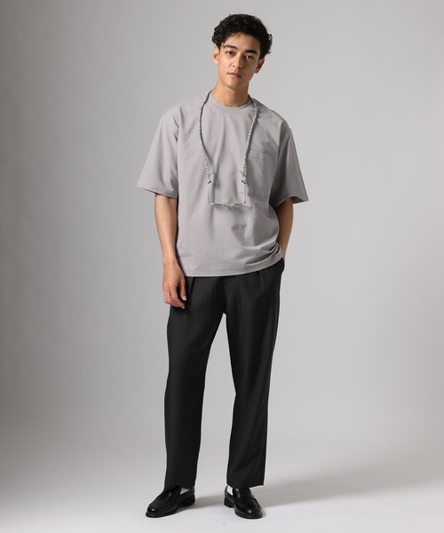 BAYFLOW(ベイフロー)の「【接触冷感】SORONA TEE(Tシャツ/カットソー・メンズ・カーキ/チャコール/ライトグレー・MEDIUM/LARGE)」の14枚目の写真