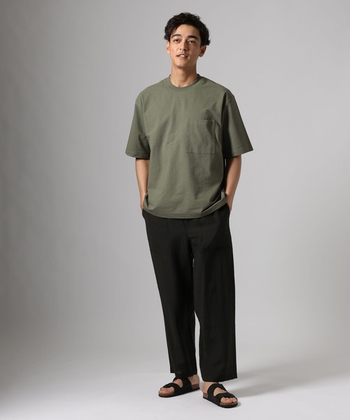 BAYFLOW(ベイフロー)の「【接触冷感】SORONA TEE(Tシャツ/カットソー・メンズ・カーキ/チャコール/ライトグレー・MEDIUM/LARGE)」の4枚目の写真