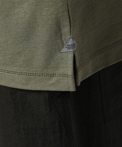 BAYFLOW(ベイフロー)の「【接触冷感】SORONA TEE(Tシャツ/カットソー・メンズ・カーキ/チャコール/ライトグレー・MEDIUM/LARGE)」の6枚目の写真