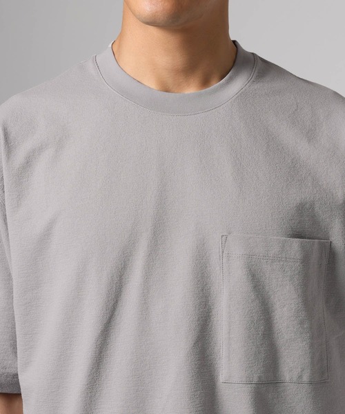 BAYFLOW(ベイフロー)の「【接触冷感】SORONA TEE(Tシャツ/カットソー・メンズ・カーキ/チャコール/ライトグレー・MEDIUM/LARGE)」の10枚目の写真