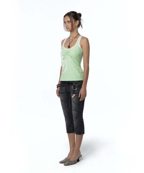 KASHIKO(カシコ)の「Lily Racerback Top Lime(Tシャツ/カットソー・レディース・その他・MEDIUM/SMALL)」の3枚目の写真