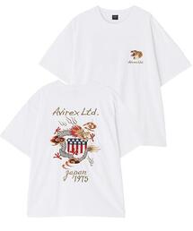 《WEB&DEPOT限定》SOUVENIR EMBROIDERY T-SHIRT / スーベニア 刺しゅう 半袖Tシャツ / AVIREX / アヴィレックス