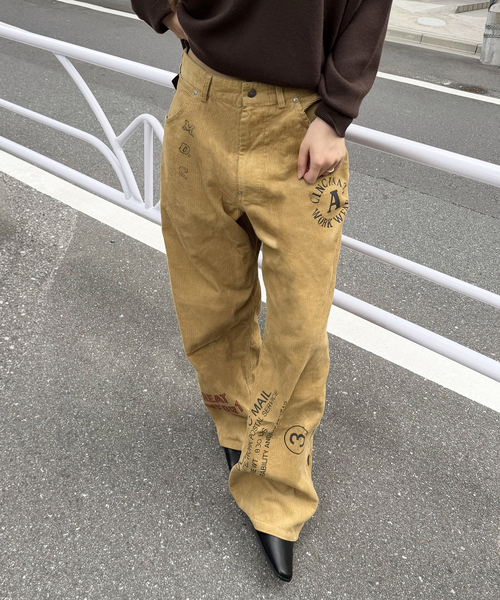 PAYDAY(ペイデイ)の「別注【PAYDAY/ペイデイ】 For JSコーデュロイプリント パンツ(その他パンツ・レディース・ブルー/キャメル/アイボリー・LARGE/MEDIUM)」の3枚目の写真