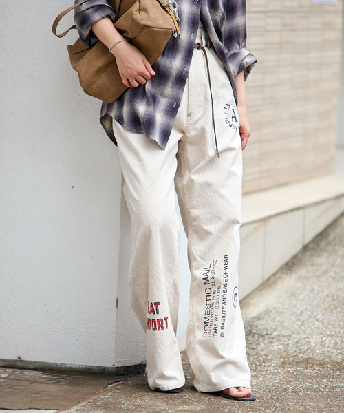 PAYDAY(ペイデイ)の「別注【PAYDAY/ペイデイ】 For JSコーデュロイプリント パンツ(その他パンツ・レディース・ブルー/キャメル/アイボリー・LARGE/MEDIUM)」の1枚目の写真